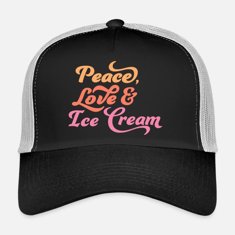 Glace - Casquette trucker  - noir/gris pierre