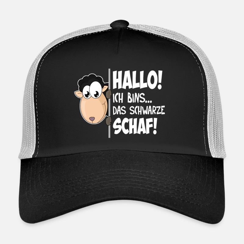 Das schwarze Schaf - Trucker Cap - Schwarz/Steingrau