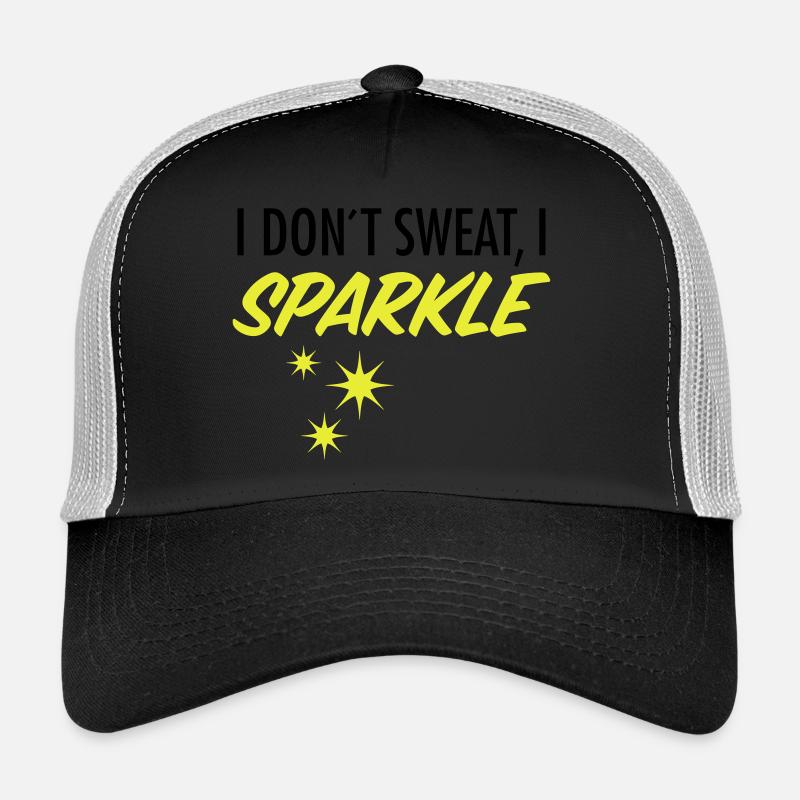 I Don´t Sweat, I Sparkle Casquette trucker 