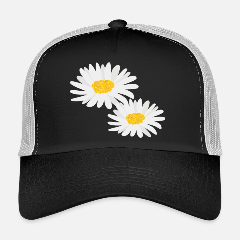 Flower Daisies Trucker Cap