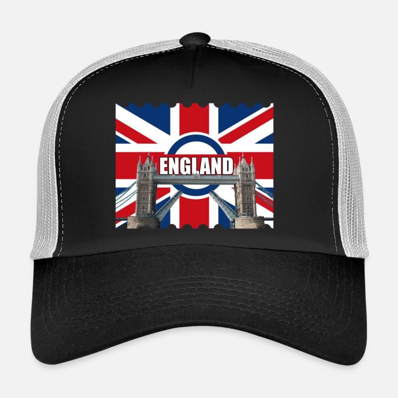 Drapeau de l’Angleterre Tower Bridge Casquette trucker 