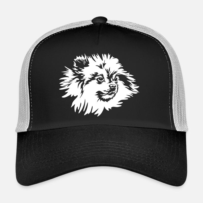 Zwergspitz Head « Black Edition » Casquette trucker 