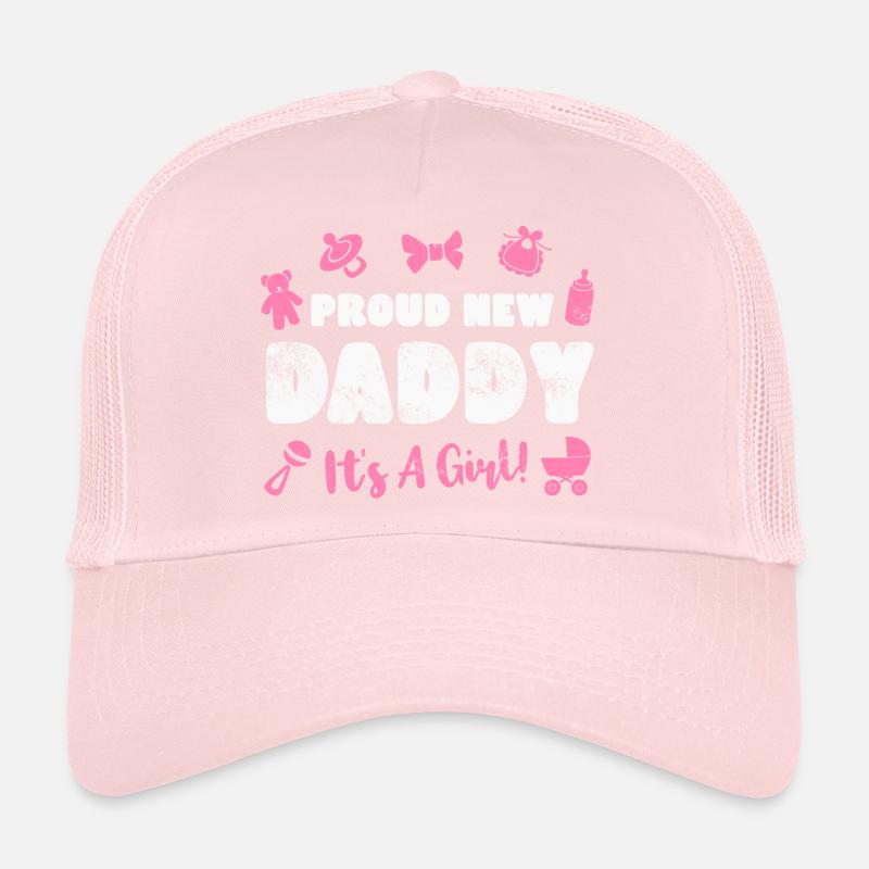 Père Paternité bébé naissance Casquette trucker 