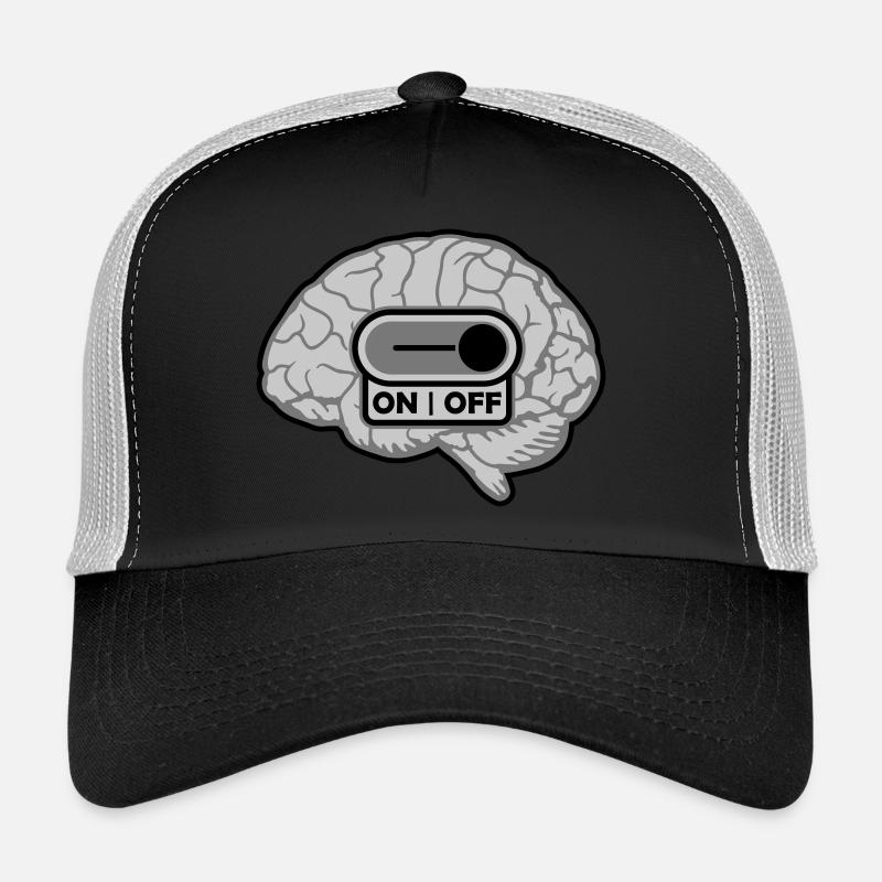 Gehirn ausschalten Schalter Trucker Cap