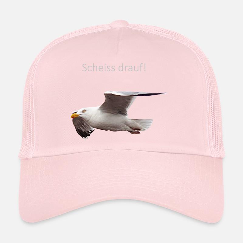 Möwe im Flug Spruch Trucker Cap