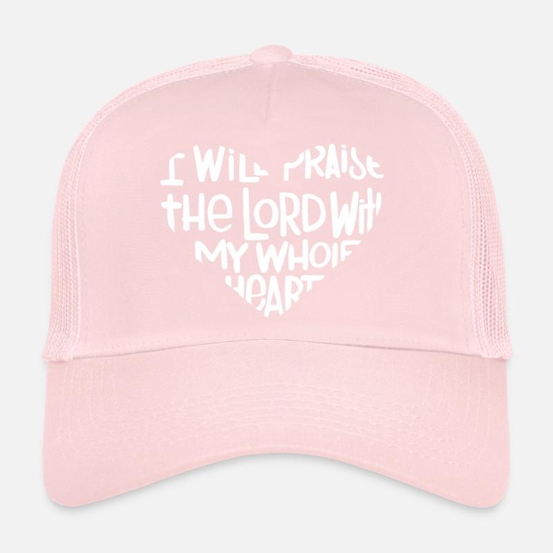 With my whole heart (dark) Trucker Cap