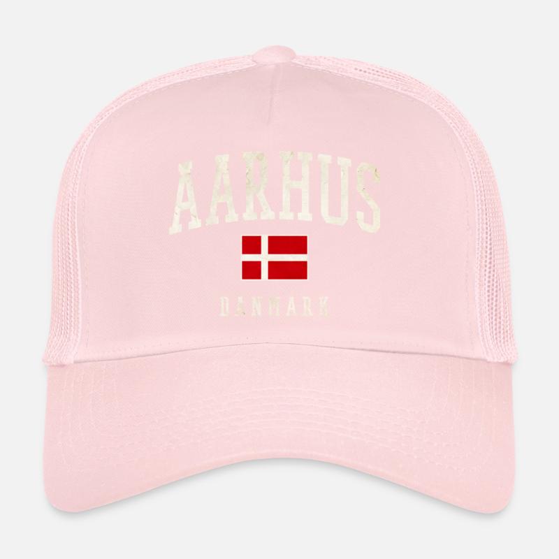 Aarhus Drapeau du Danmark Casquette trucker 