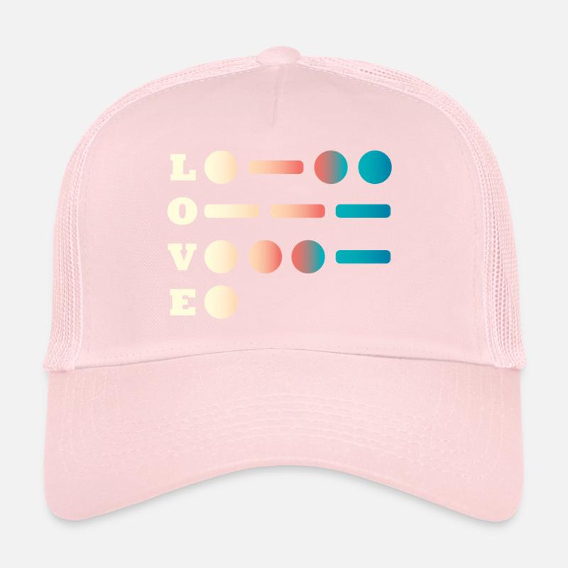 Aimer le code Morse Casquette trucker 