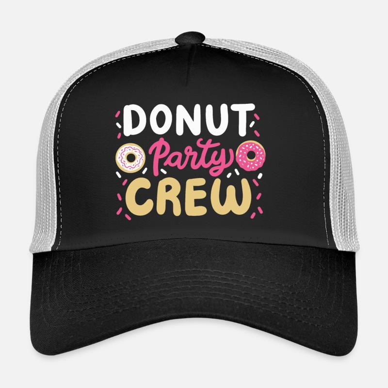 Donut-Party-Matching Trucker Cap