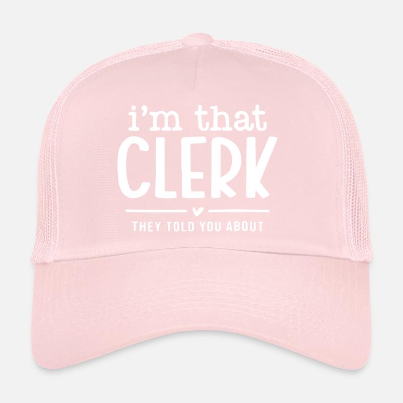Je suis ce commis dont ils vous ont parlé drôle. Casquette trucker 