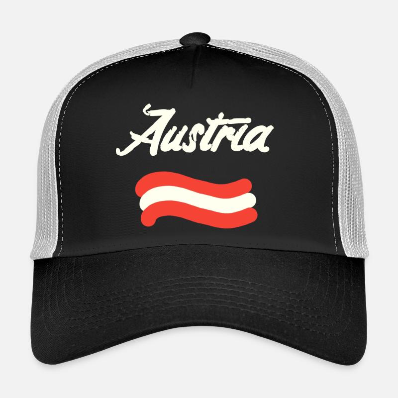 Austria Flag Trucker Cap