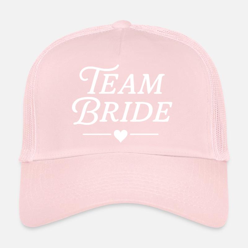 Classique Team Bride (Blanc) Casquette trucker 