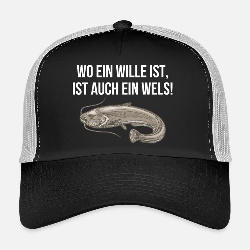 Poisson-chat disant ange imprimé Casquette trucker 