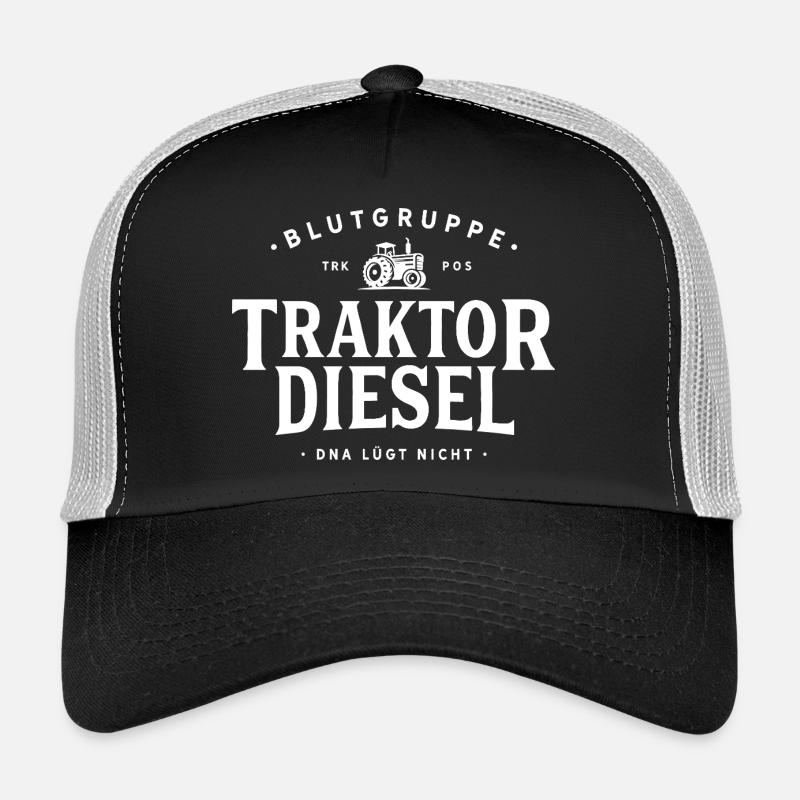 Tractor Saying / DNA Doesn't Lie / Tractor Love - Trucker Cap - black/stone grey