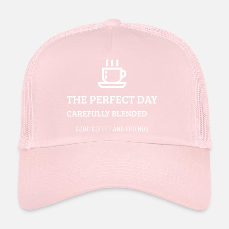 Perfekter Tag Kaffee und Freunde Trucker Cap