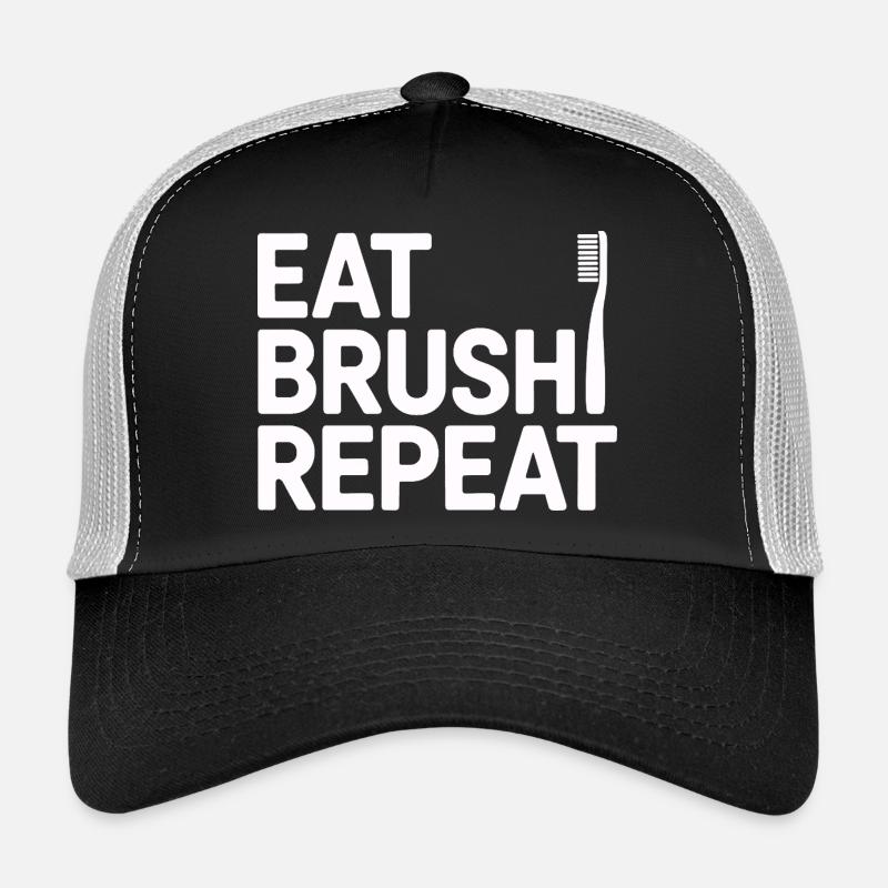 Conception de la santé bucco-dentaire du cabinet dentaire Casquette trucker 