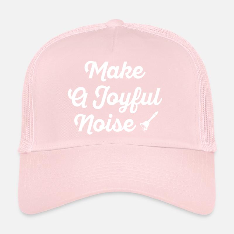 Make A Joyful Noise Typography Trucker Cap