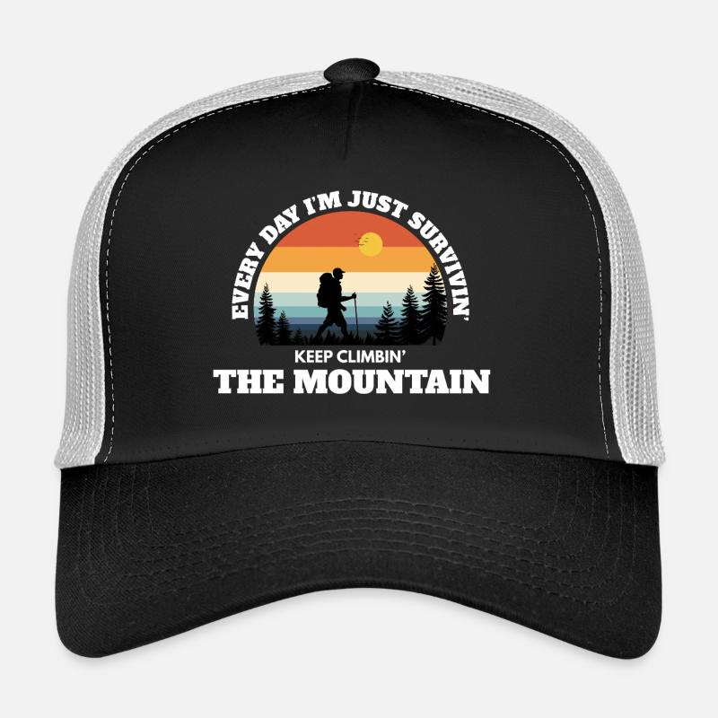 Continuez à gravir la montagne - Deep Adventure Sunset Casquette trucker 