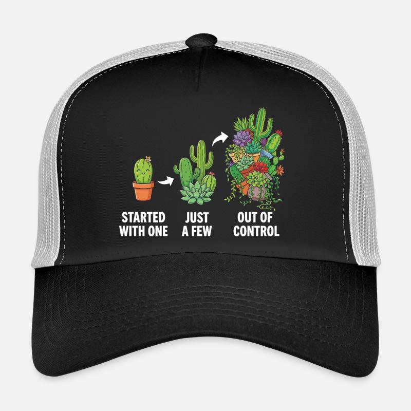 Drôle de plante et de succulent collectionneur de cactus Casquette trucker 