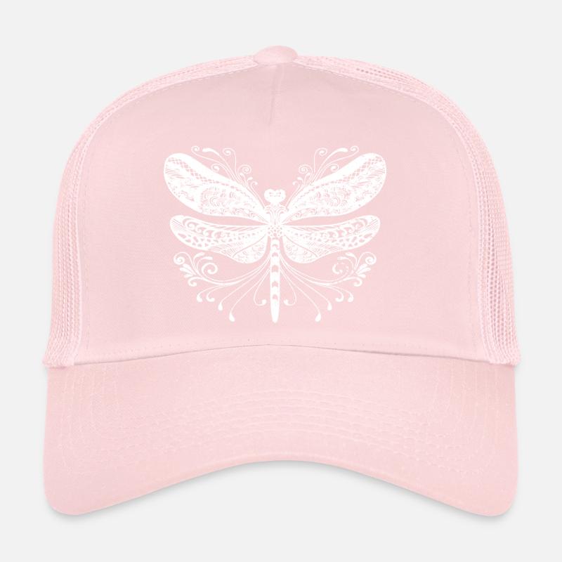 Cute Boho Dragonfly With Flourishes  Trucker Cap
