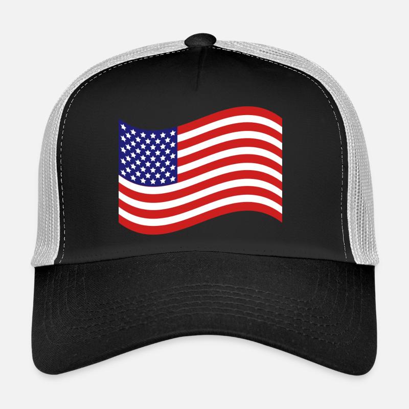 Drapeau des États-Unis Casquette trucker 