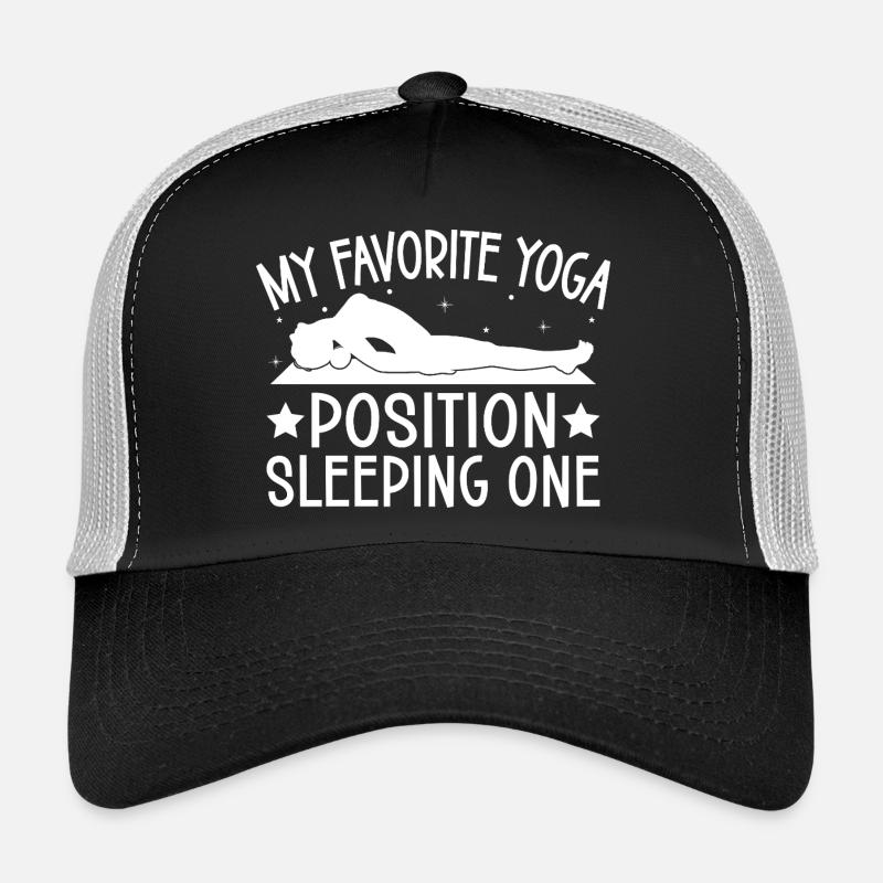 Position préférée des passionnés de Pilates : dormir Casquette trucker 