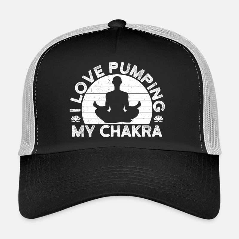 Passionnés de Pilates : j’adore stimuler mon chakra Casquette trucker 
