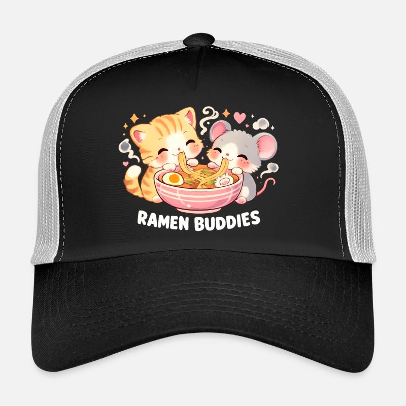 Ramen Chat Casquette trucker 