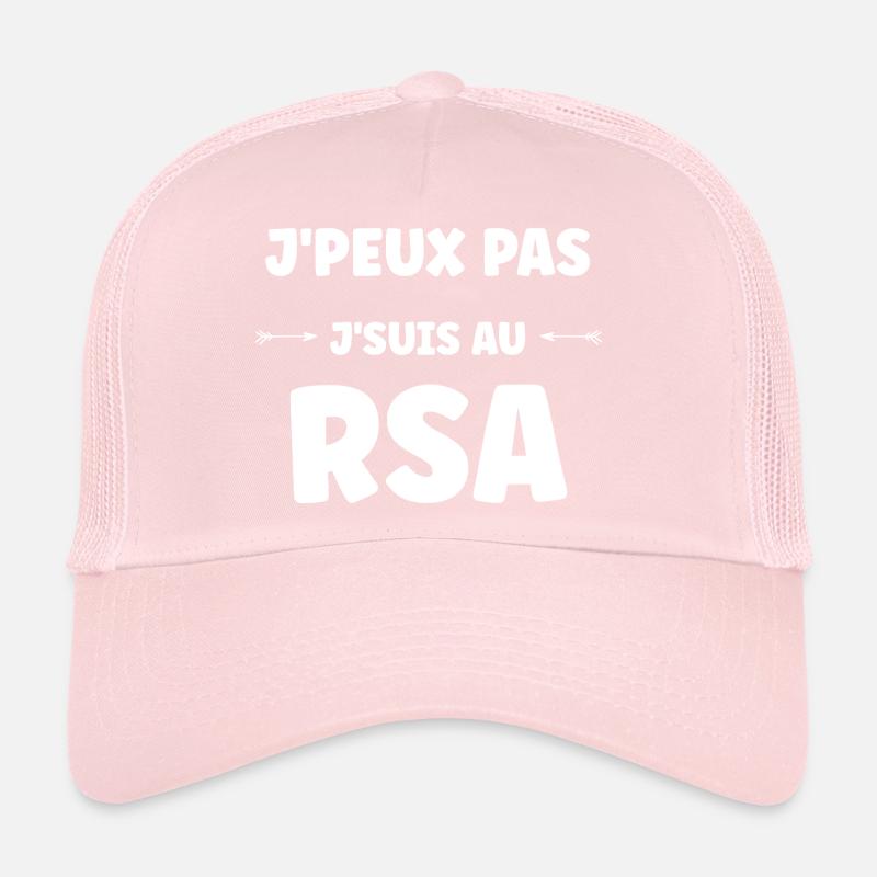 Jpeux pas j'suis au RSA Casquette trucker 