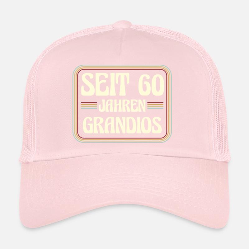 60 Years Old Birthday 60th Birthday Trucker Cap
