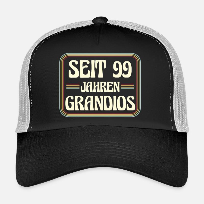 99 ans Anniversaire 99e anniversaire Casquette trucker 