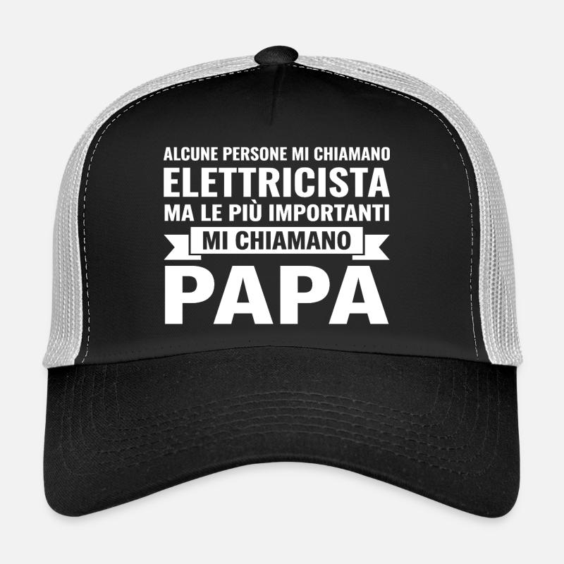 Idee eines Elektrikers zum Vatertag Trucker Cap