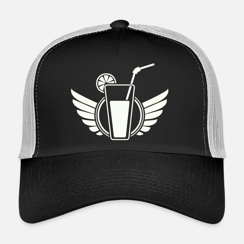 Cocktail d’ailes avec tranche de citron Casquette trucker 