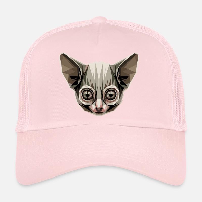Galago Buisson Bébé Singe Galagos Singe Mignon Galago Casquette trucker 