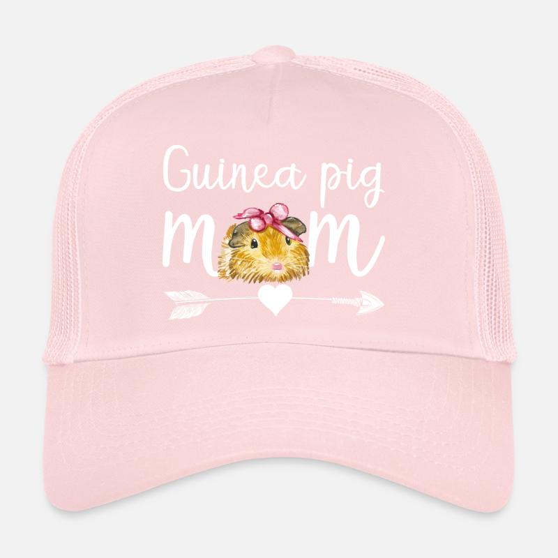 Chemise adorable de cochon d’Inde Maman Casquette trucker 