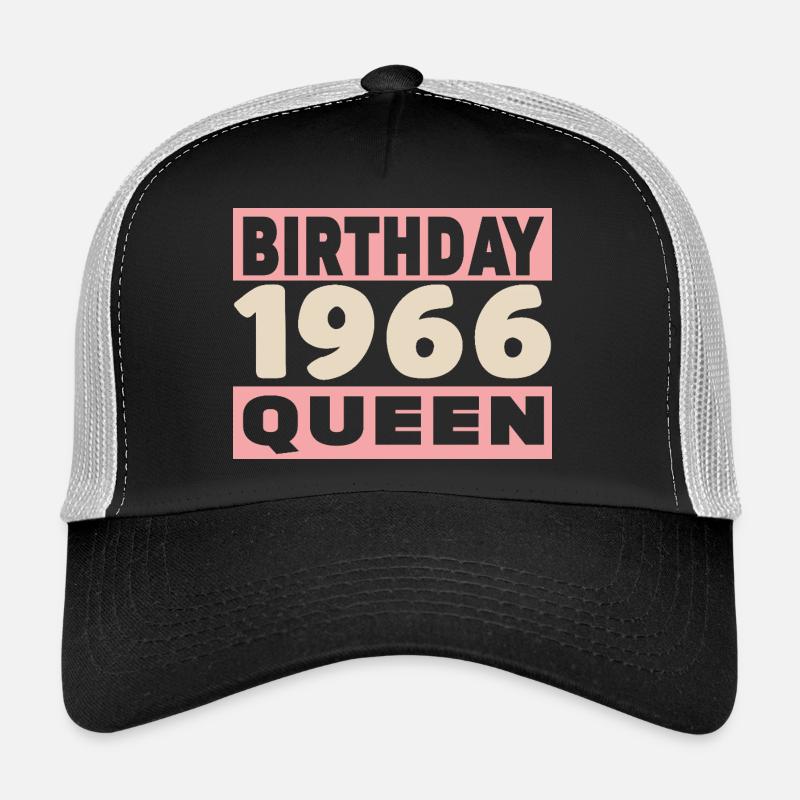 Motard 60 ans 1966 Anniversaire Casquette trucker 