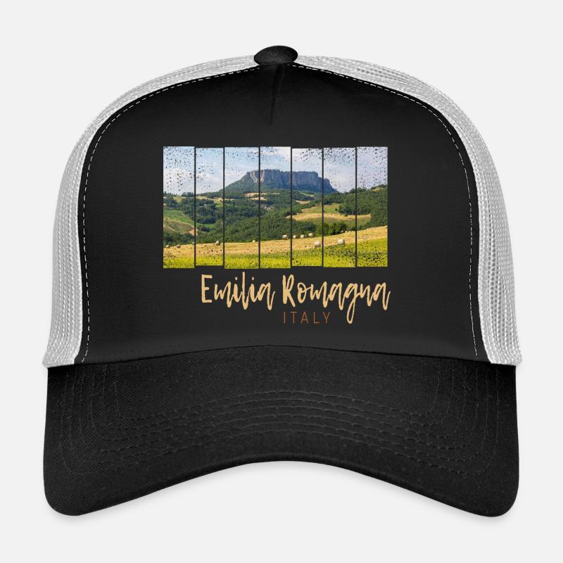 Emilia-Romagna in Italien Panorama Souvenir Trucker Cap