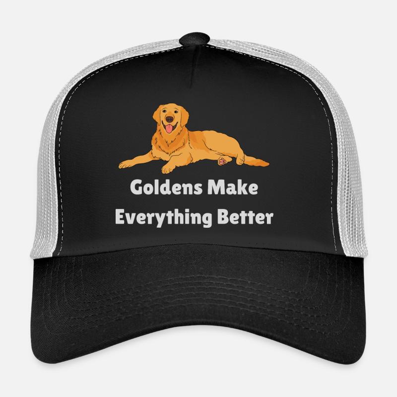 Golden Retriever machen alles besser Trucker Cap