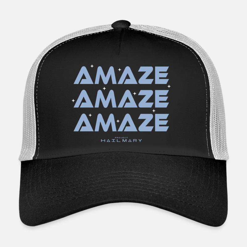 Amaze Amaze Amaze - Sci-Fi Typography Art Trucker Cap
