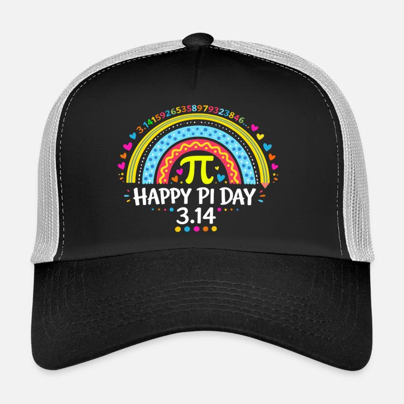 Happy Pi Day Rainbow - Math & School Teacher Gift Trucker Cap