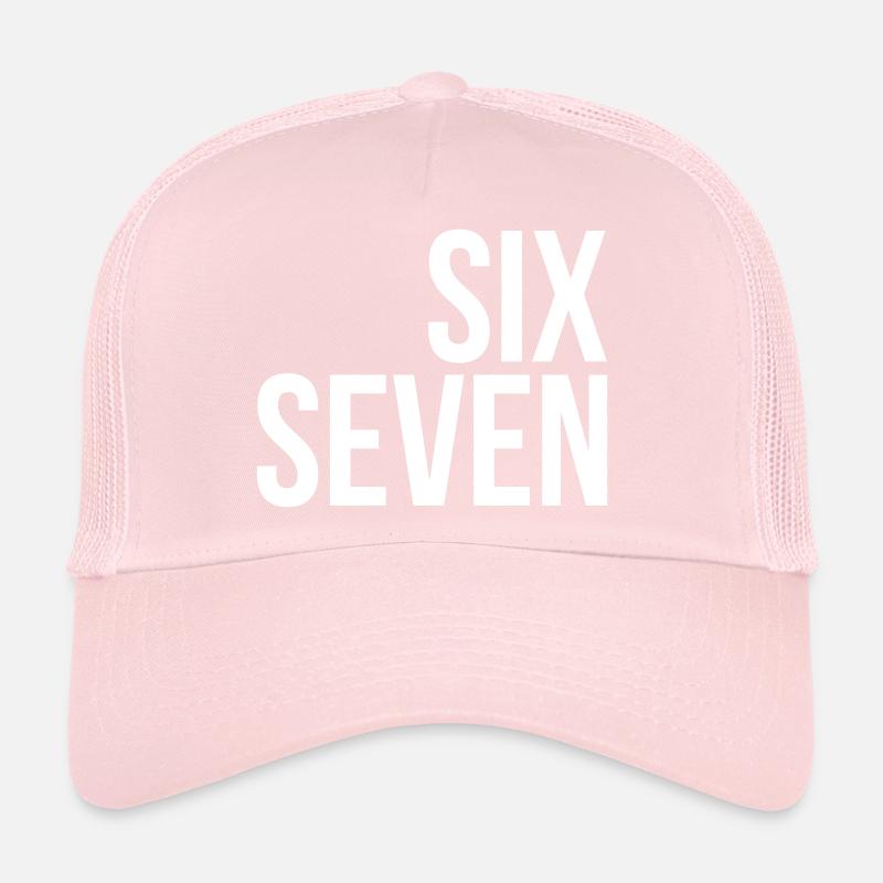 67 texte « six sept » Casquette trucker 