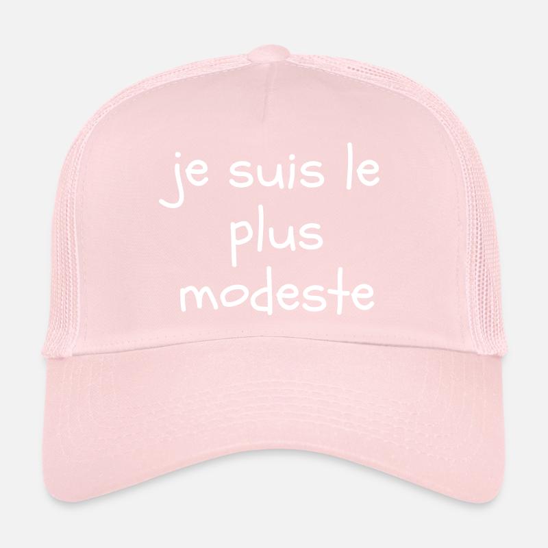 Je suis le plus modeste Casquette trucker 