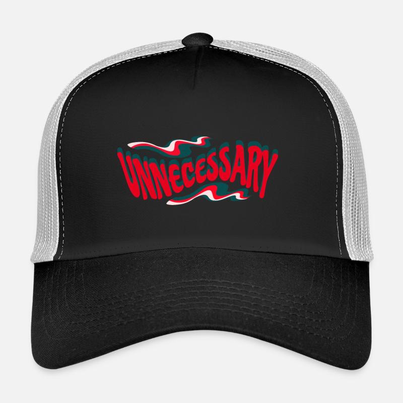 Texte de déclaration rétro inutile Casquette trucker 