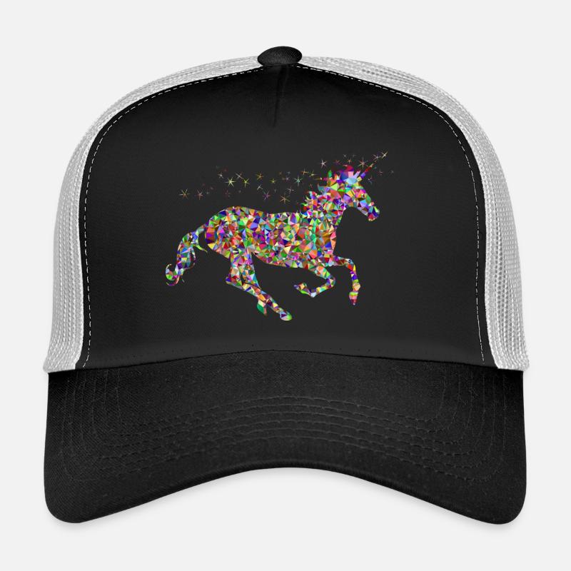 Einhorn - Trucker Cap - Schwarz/Steingrau