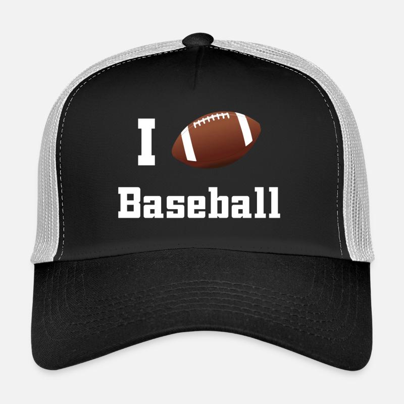 I Love Baseball Trucker Cap