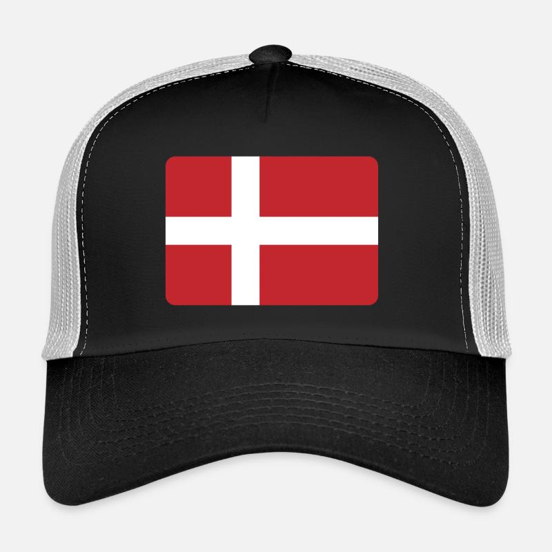 DÄNEMARK IST DER HAMMER! - Trucker Cap - Schwarz/Steingrau