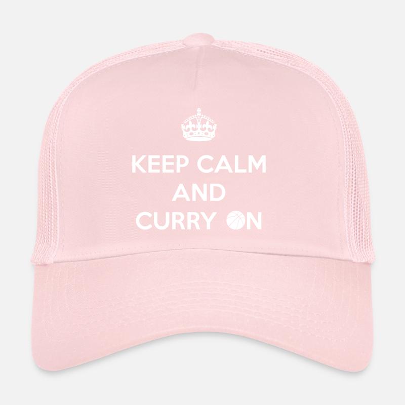Restez calme et curry Casquette trucker 