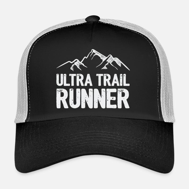 Ultra Trail Runner - Casquette trucker  - noir/gris pierre