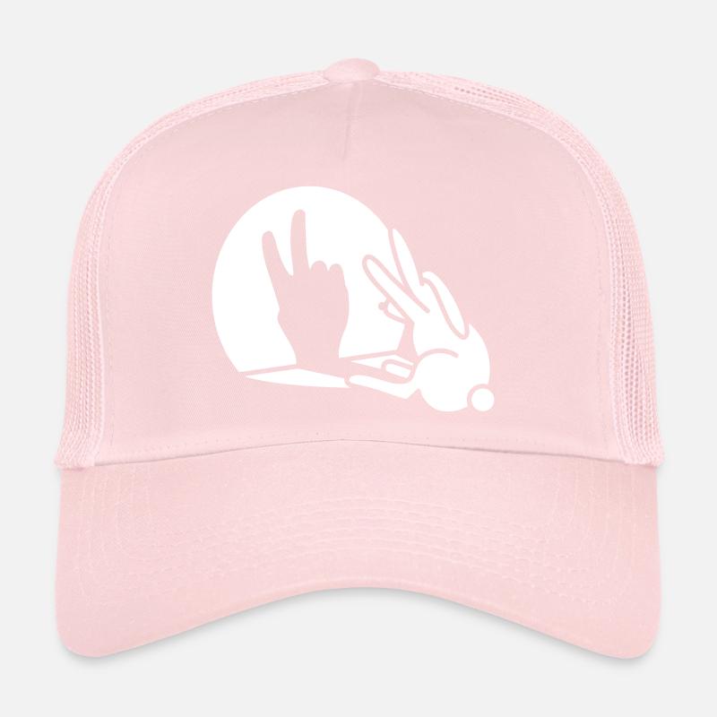 Rabbit shadow hand birthday two 2 years Trucker Cap