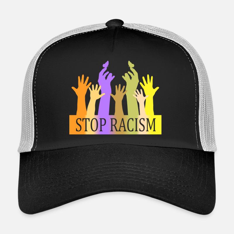 Stop au racisme Casquette trucker 